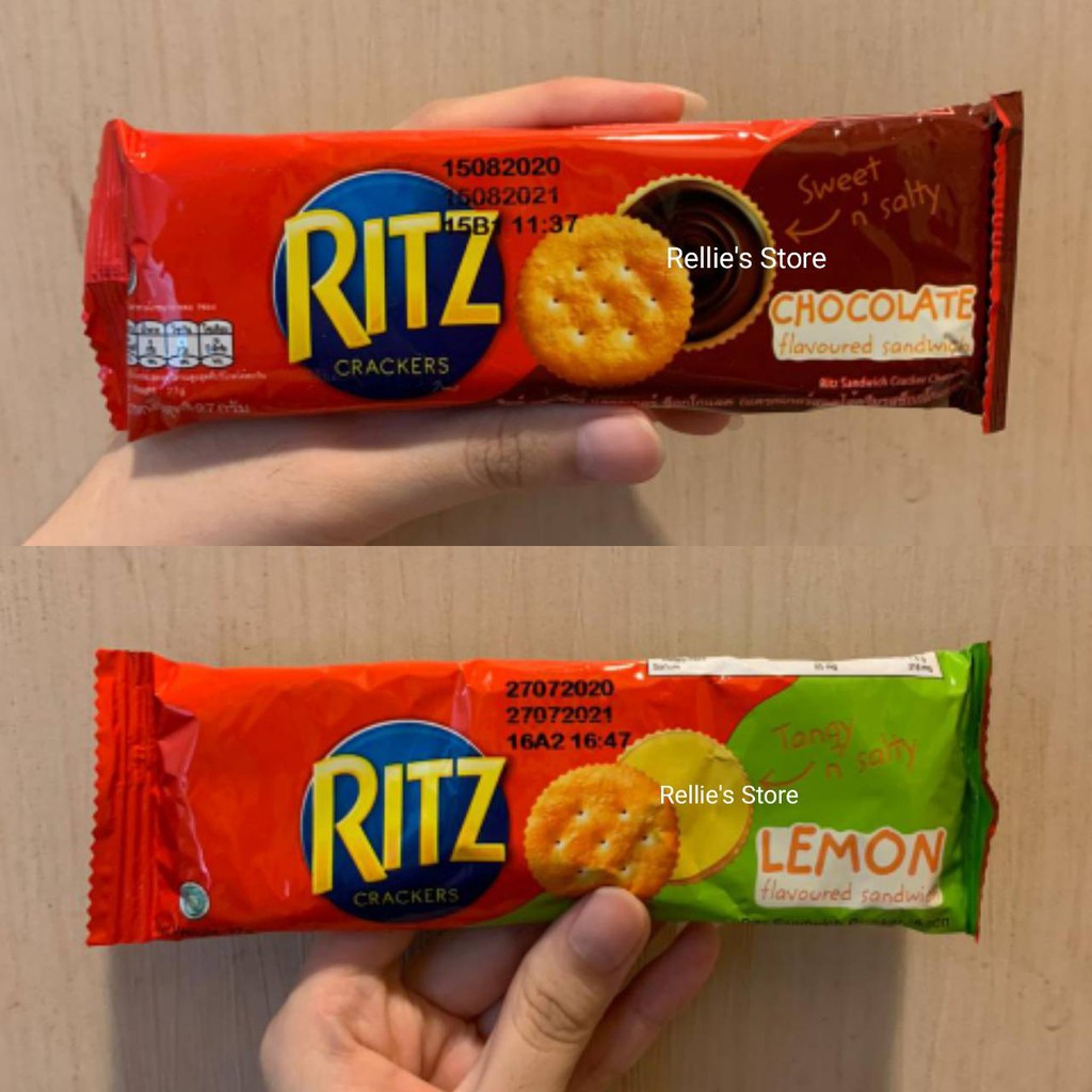 Jual [HALAL MUI] RITZ SANDWICH CRACKER LEMON / CRACKERS CHOCOLATE Shopee Indonesia