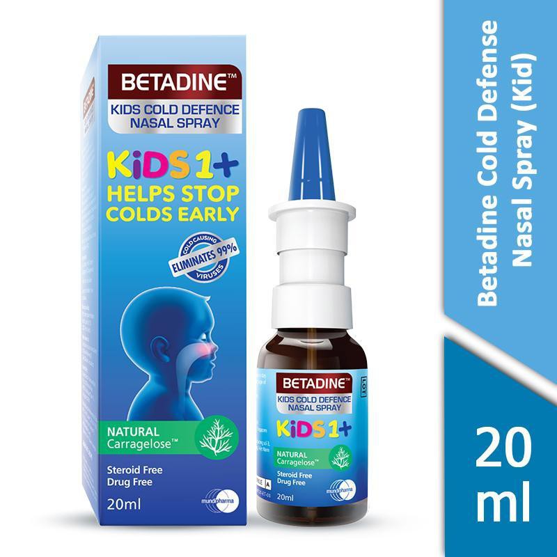 Jual BETADINE Cold Defence Kids Nasal Spray untuk Pilek dan Flu Anak