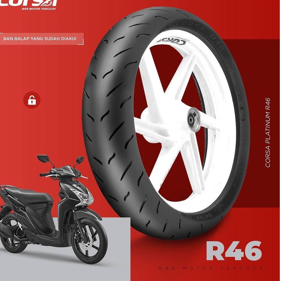 Jual (Ready Stok) BAN CORSA PLATINUM R46 BAN BALAP / SOFT COMPOUND