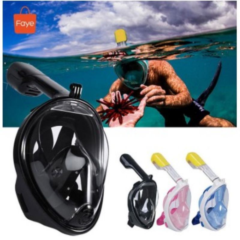 Jual r3w THENICE Kacamata Full Face Selam Scuba Underwater Diving Snorkeling S/M for Xiaomi