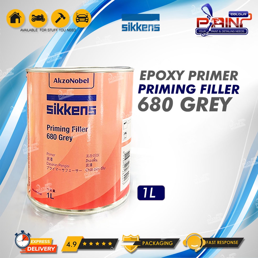 Jual Epoxy Primer Sikkens Priming filler 680 grey 1L Shopee Indonesia