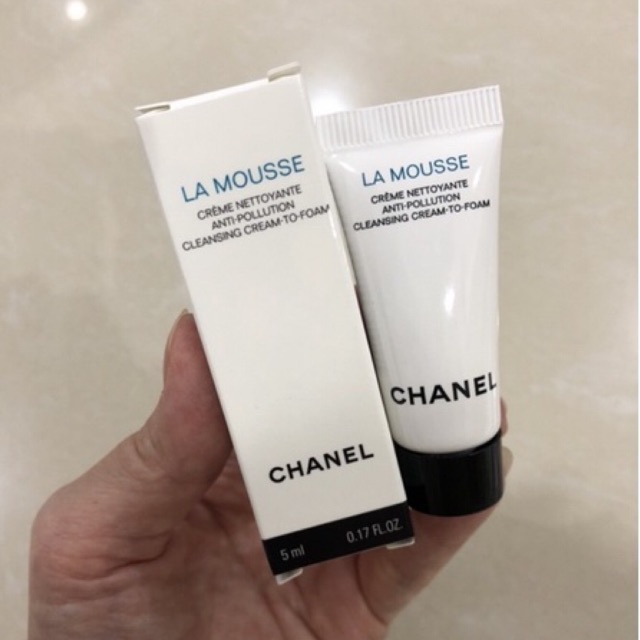 Jual Chanel Face Cleanser (Sabun Wajah) La Mousse Anti Pollution 5 ml