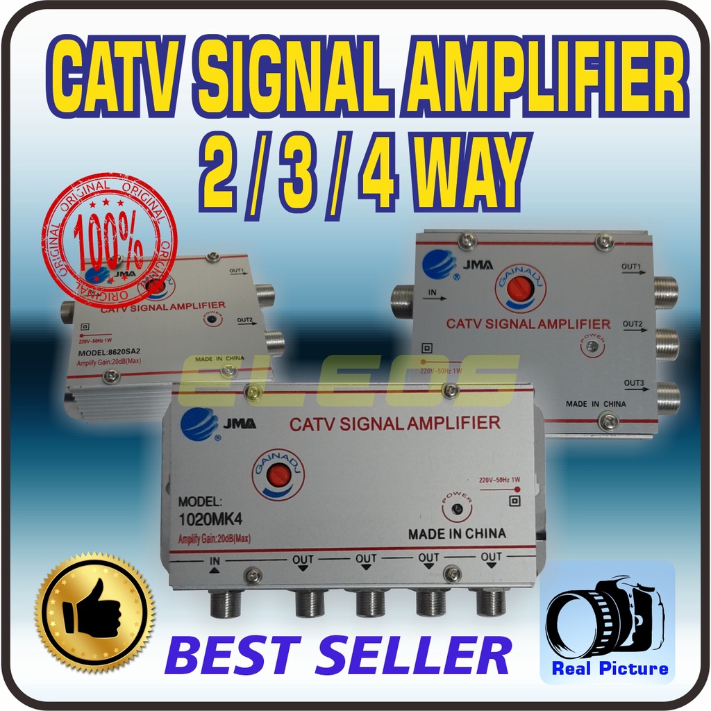Jual CATV Signal Amplifier Penguat Sinyal CATV Pembagi signal TV