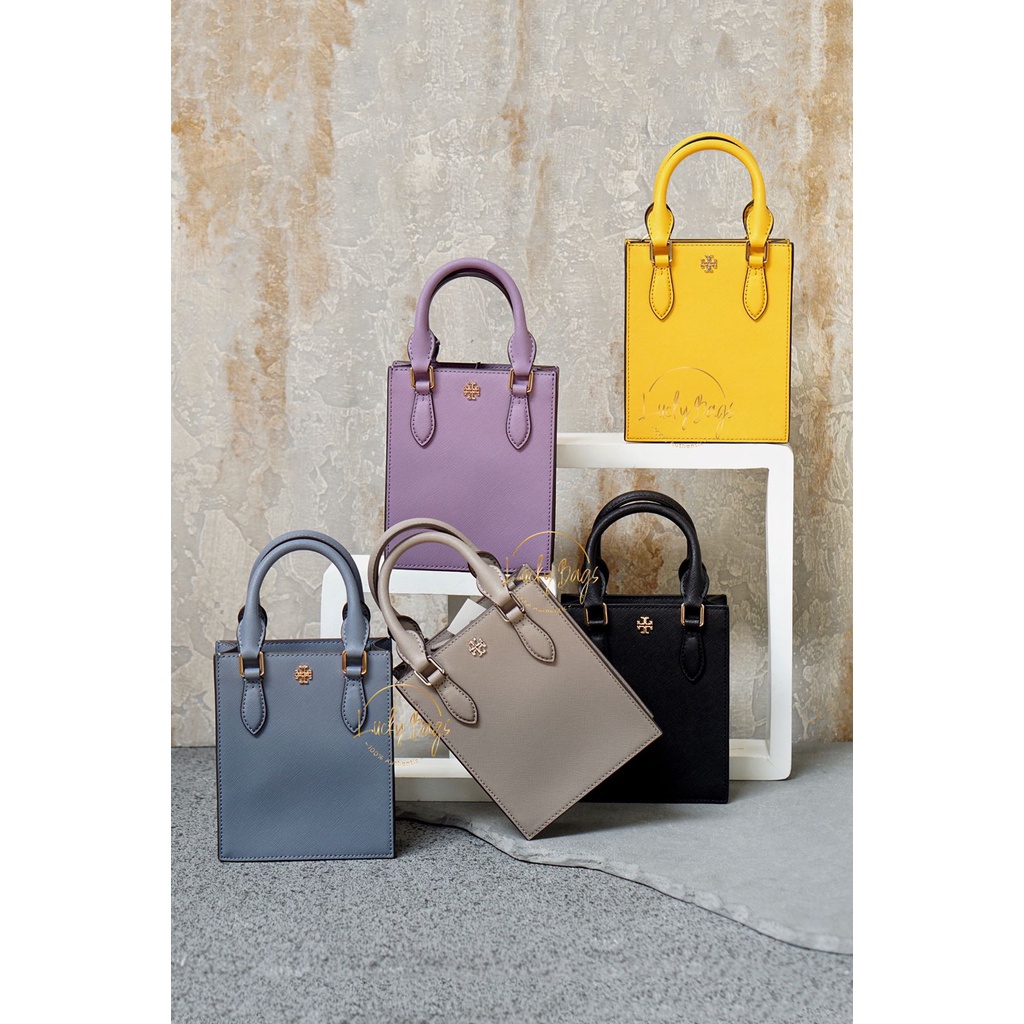 Jual tory burch emerson mini shopper tote (authentic / original ) Shopee Indonesia