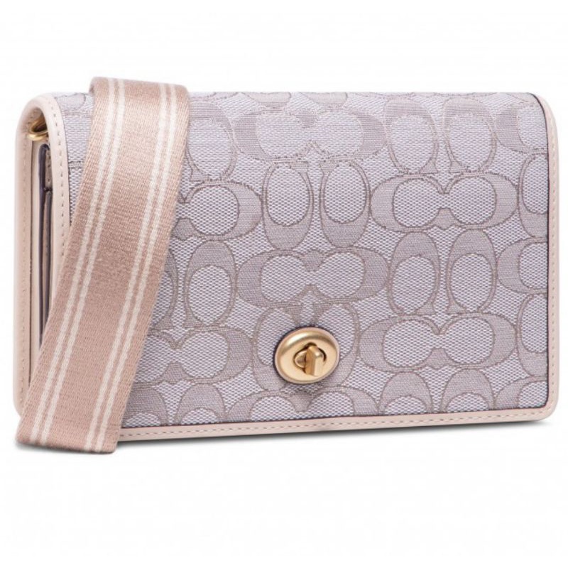 Jual Coach Crossbody Hayden Bag Leather Stone Ivory(C3824) Shopee