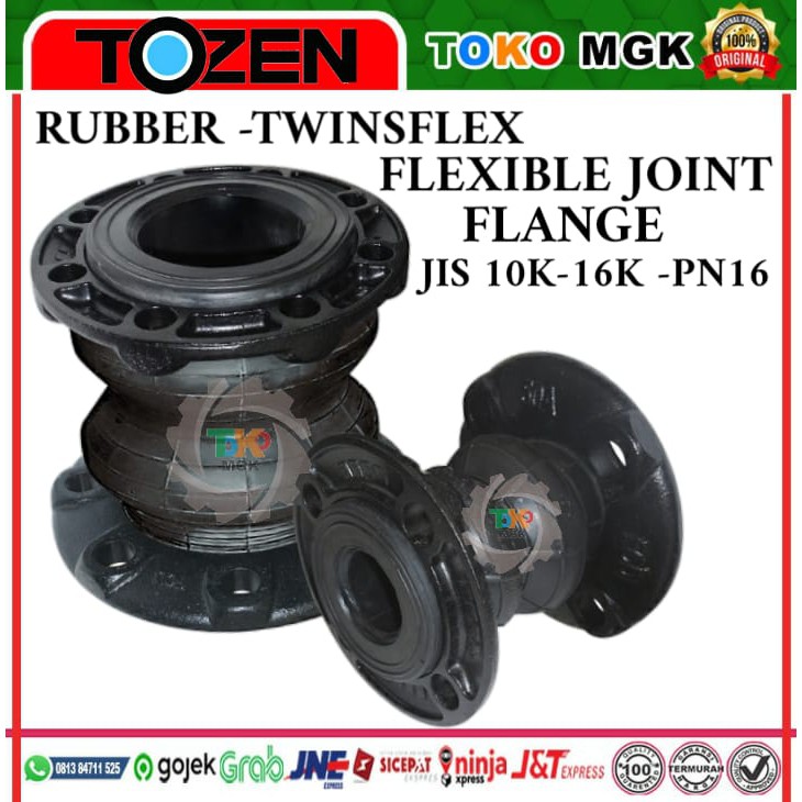 Jual DN50 2" FLEXIBLE JOINT TOZEN TWINFLEX HARGA PROMO Shopee Indonesia