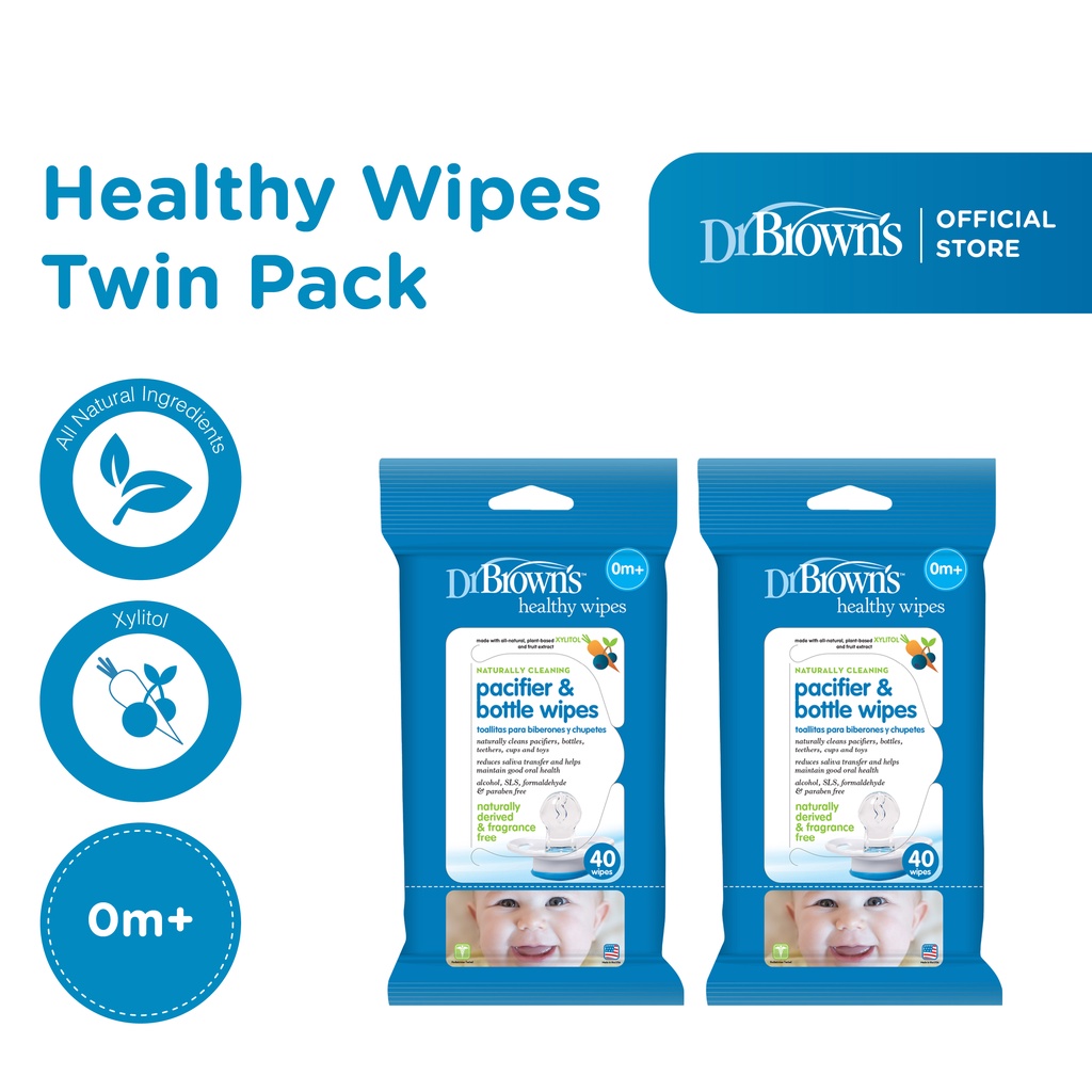 Jual Dr.Brown's Pacifier & Bottle Wipes / Tissue basah HG040 Shopee