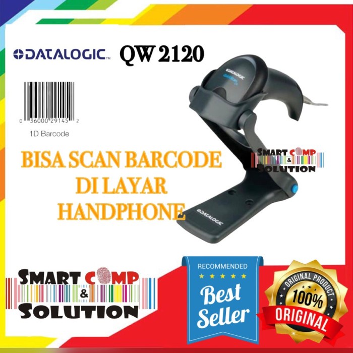 Jual SCANNER BARCODE DATALOGIC IMAGER LASER QW2100 (USB) Shopee Indonesia