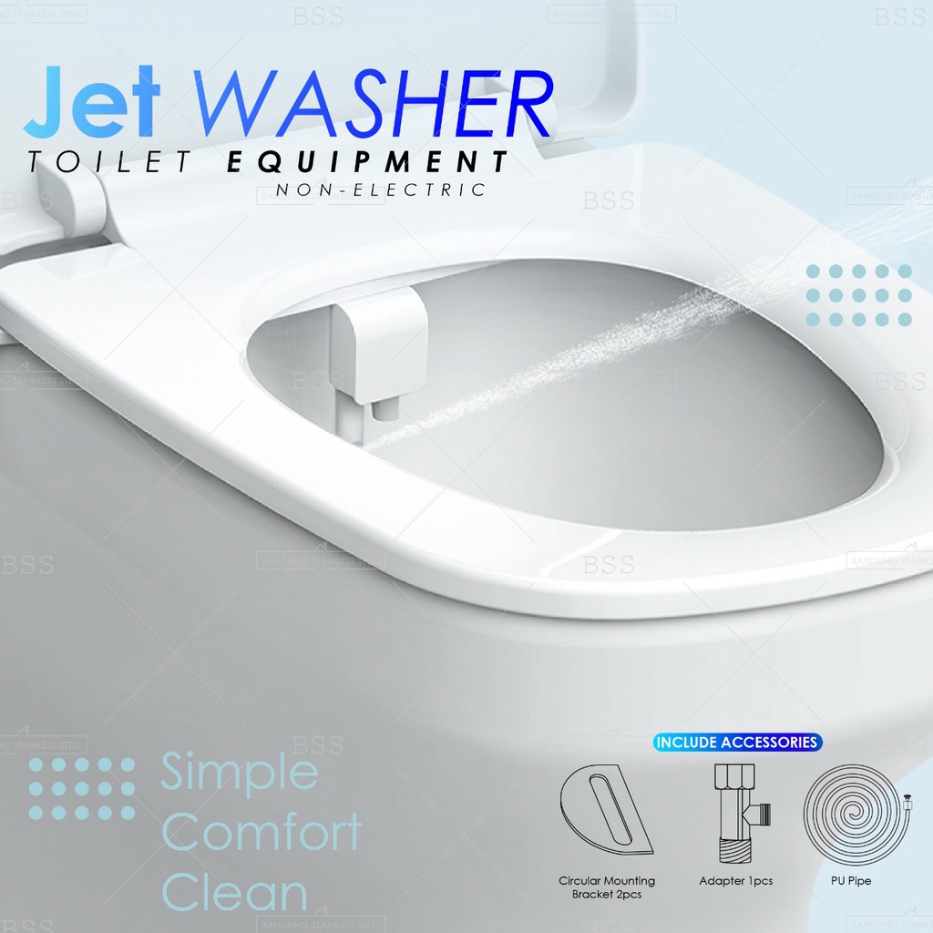 Jual Jet Washer Toilet Equipment Semprotan Toilet Shower Spray 2 Mode