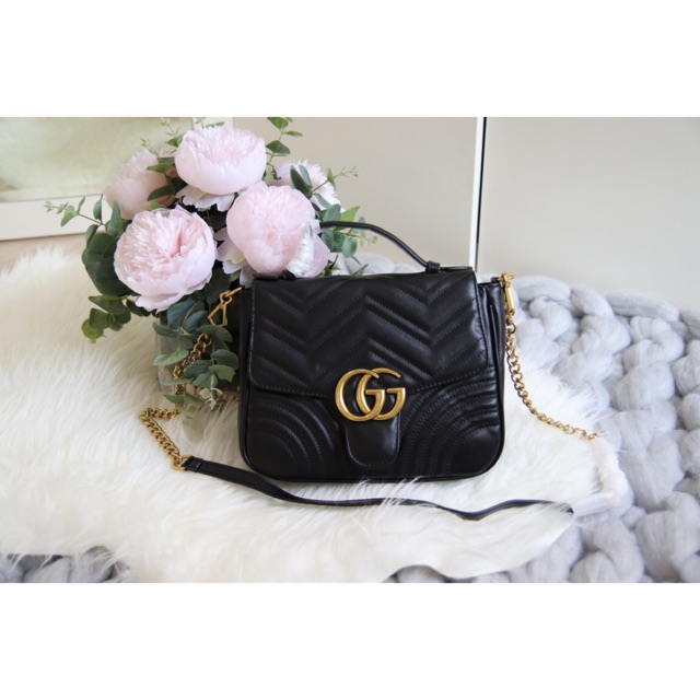 Jual Gucci marmont top handle medium Shopee Indonesia