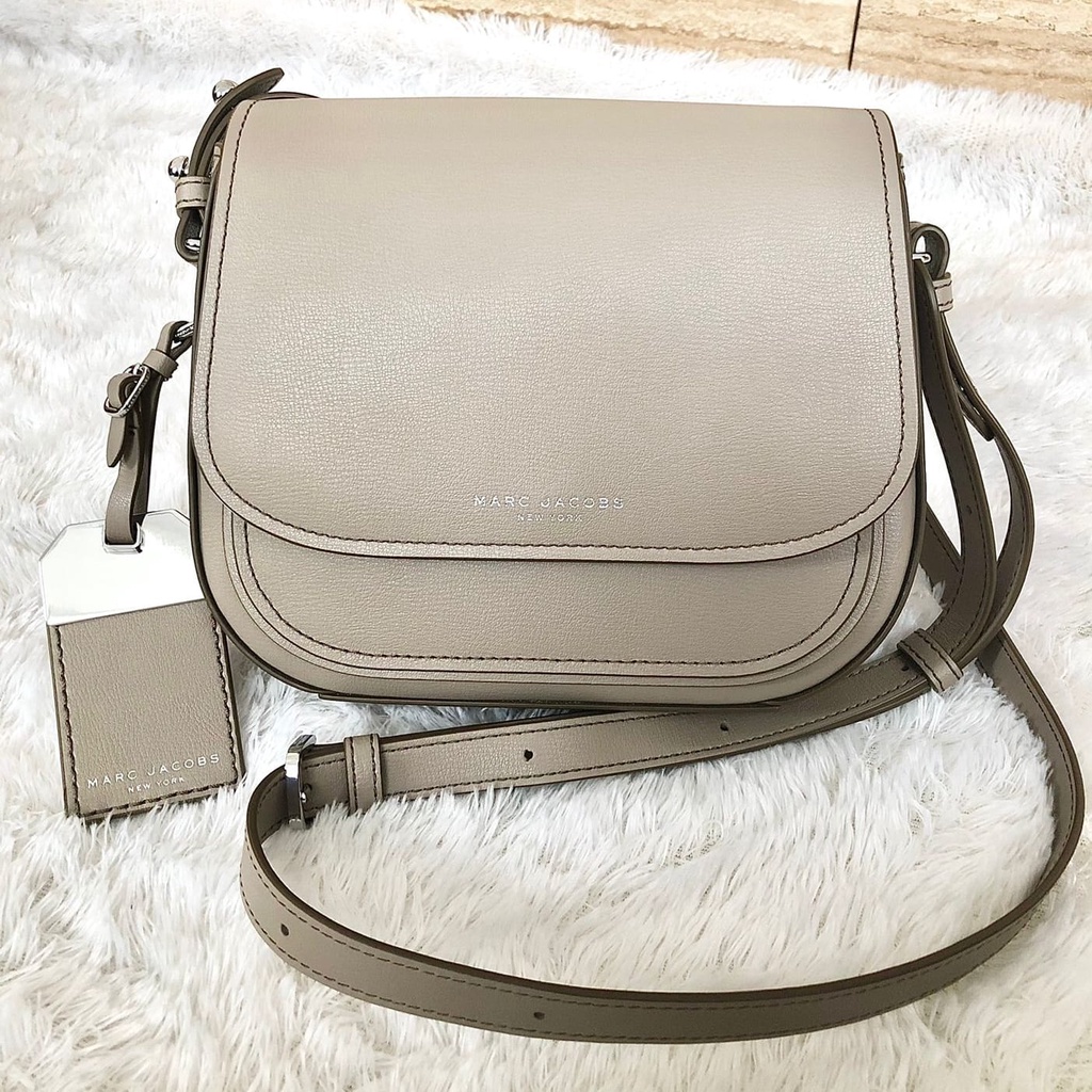 Jual Marc Jacobs Mini Rider beige Leather Crossbody Shopee Indonesia
