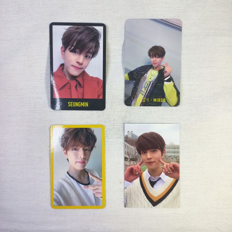 Jual PC PHOTOCARD SEUNGMIN SKZ STRAY KIDS MIROH, YELLOW WOOD DAN