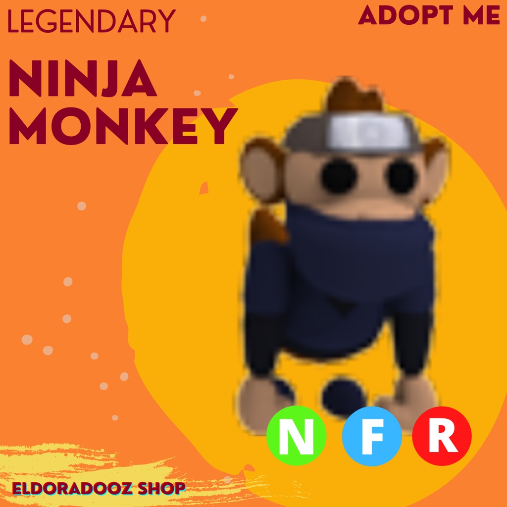 Jual NINJA MONKEY NFR ADOPT ME PET ROBLOX LEGENDARY Shopee Indonesia