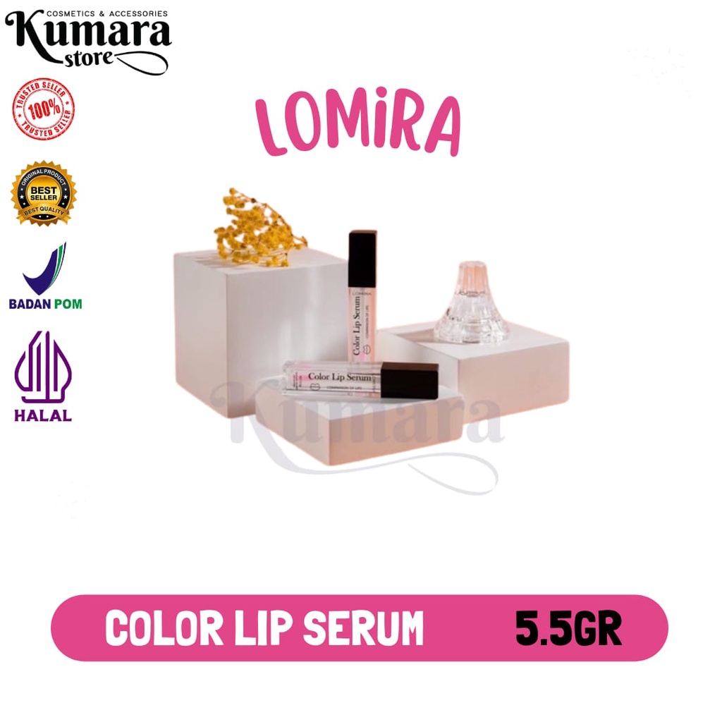 Jual KUMARA STORE LOMIRA COLOR LIP SERUM LOMIRA / LIP SERUM LOMIRA