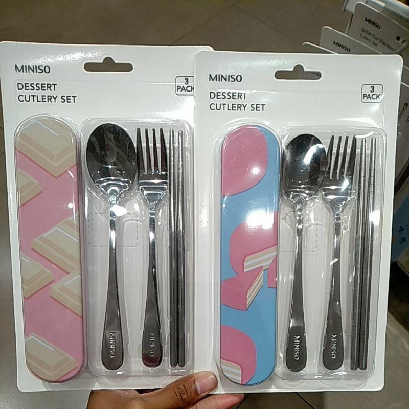 Jual Desert cutlery set MINISO Shopee Indonesia