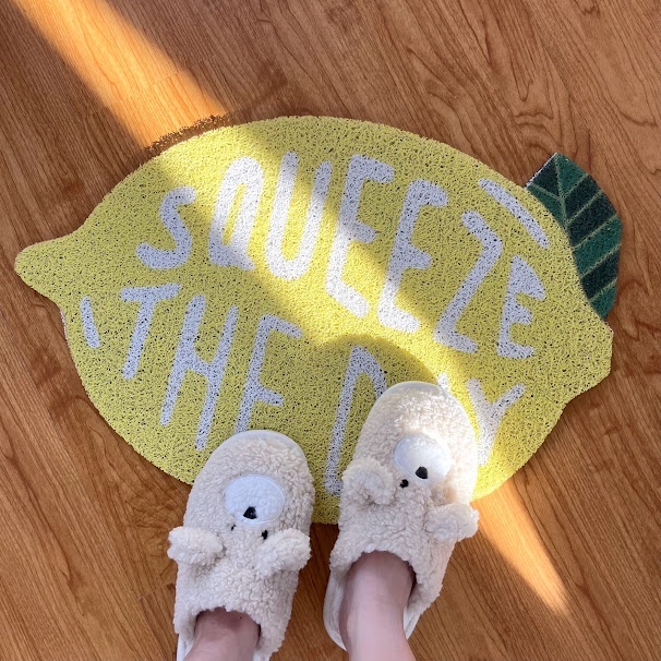 Jual Lemon Doormat / Keset Buah Korea Aesthetic Estetik Korean Shopee Indonesia