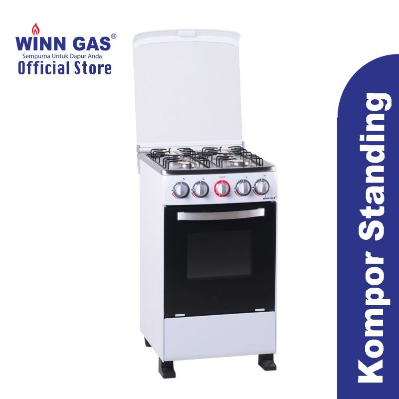 Jual WINN GAS Kompor Standing 4 Stove + Oven W 5050 ( Semi Otomatis ) Winn Gas W5050A Shopee