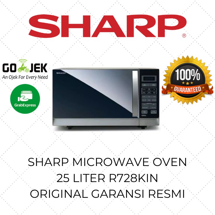 Jual Sharp Microwave Oven Grill Digital 25 Liter 2in1 R 728KIN