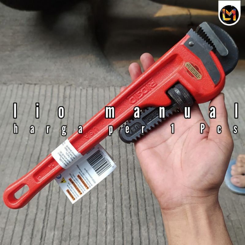 Jual kunci pipa 14 inch heavy duty Original Ridgid Made IN US Kapasitas 2 inch / 50mm Shopee