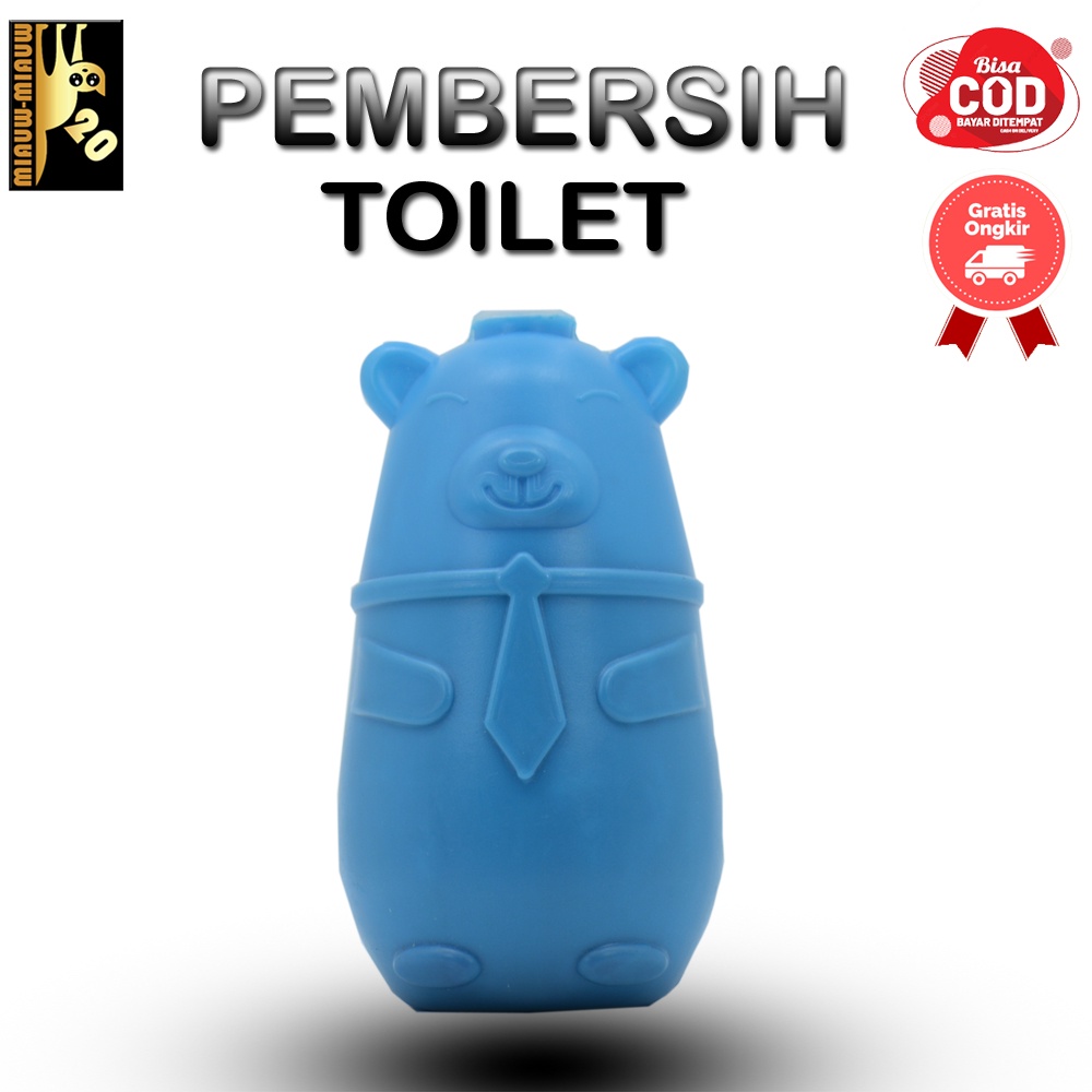 Jual BEAR TOILET cleaner wc karbol biru pembersih toilet Blue Bear