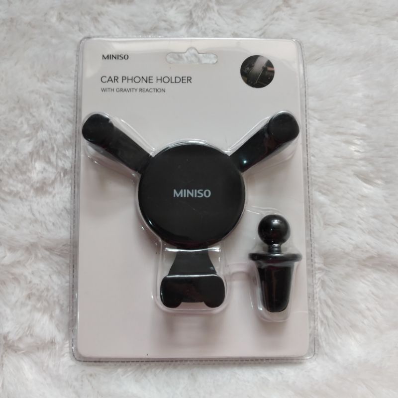 Jual Car Phone Holder Miniso Shopee Indonesia