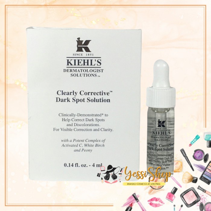 Jual SALE KIEHL'S CLEARLY CORRECTIVE DARK SPOT SOLUTION 4ML EXP 31 July