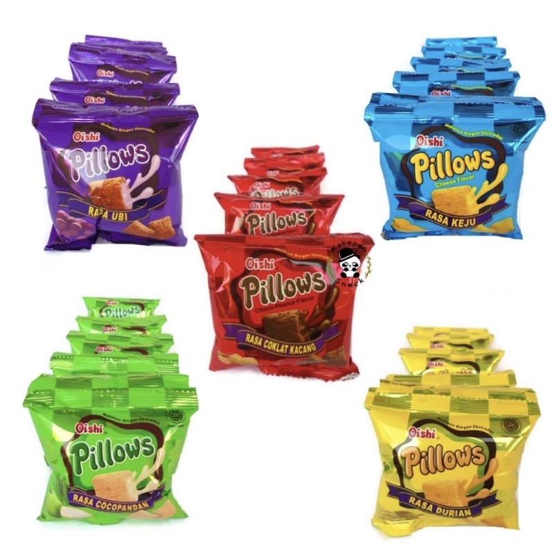 Jual Oishi Pillow Snack renceng isi 10 pcs Shopee Indonesia