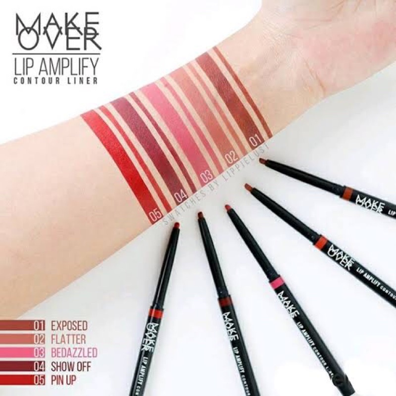Jual MAKE OVER MAKEOVER LIP AMPLIFY LIP LINER Shopee Indonesia
