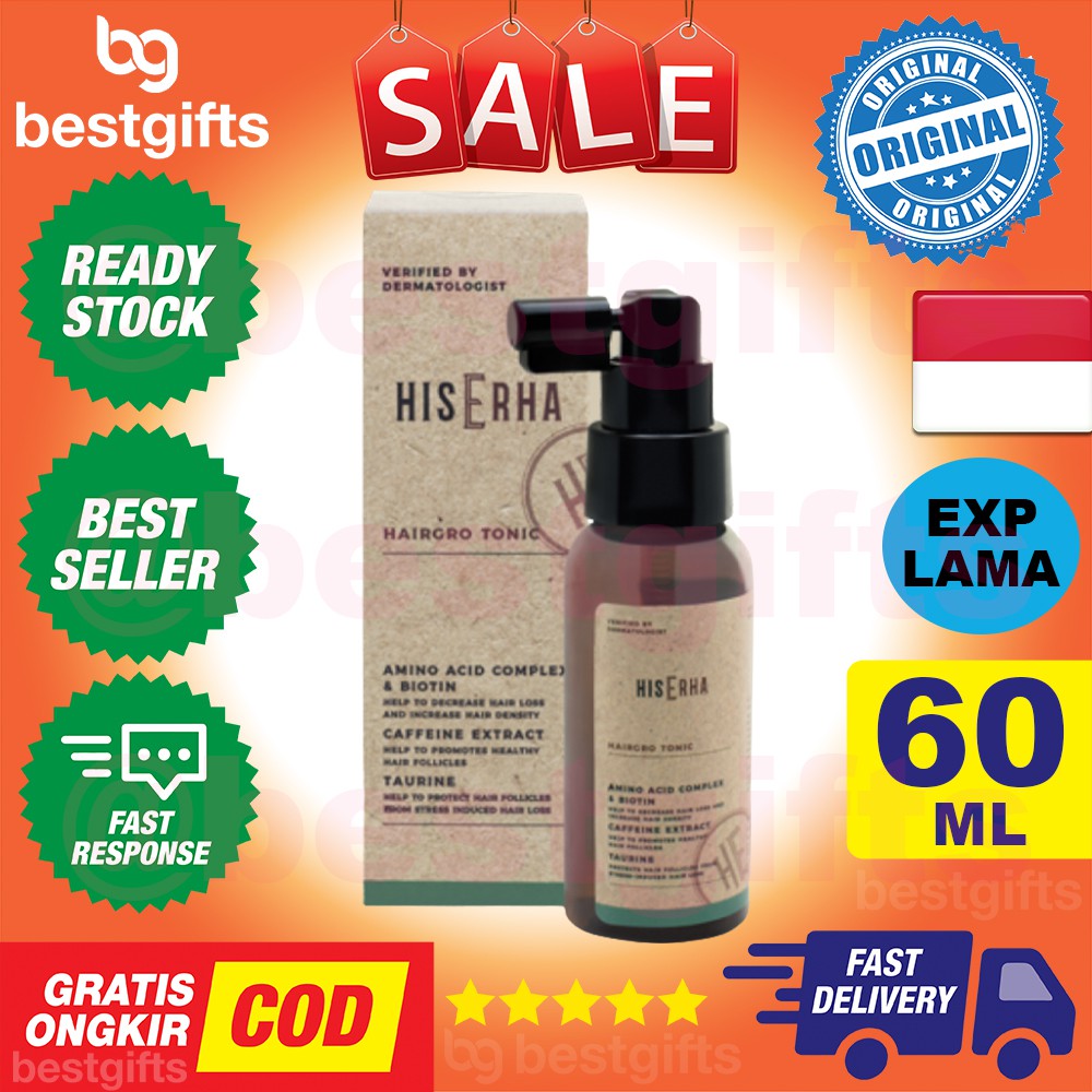 Jual HIS ERHA HAIRGRO HAIRGROW TONIC HAIR GROW TONIK PERTUMBUHAN RAMBUT