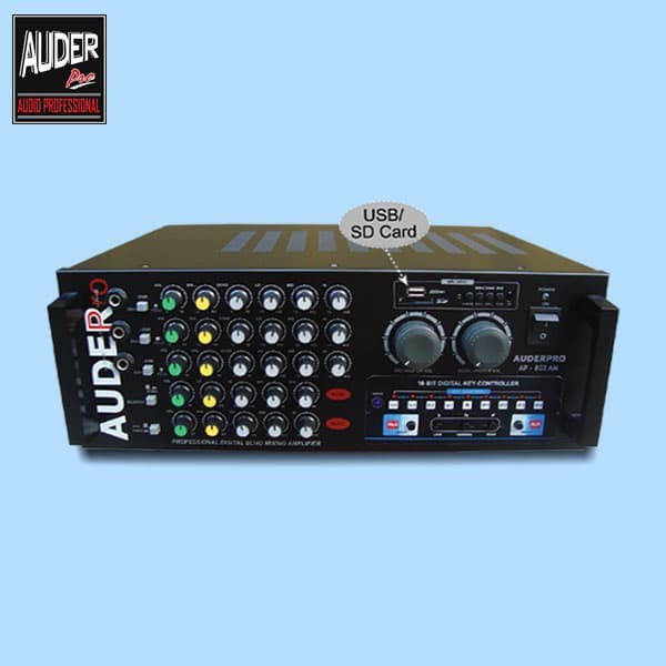 Jual MIXER AMPLIFIER KARAOKE AUDERPRO AP803AM (USB) Shopee Indonesia