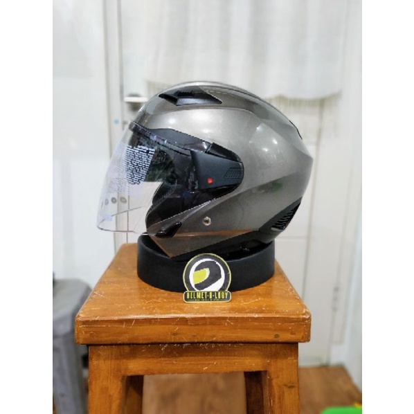 Jual Helm Half Face Zeus Z611 DSIL Double Visor SNI ECE DOT ZS611 611