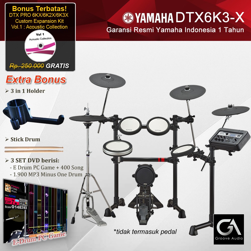 Jual Drum Elektrik Yamaha DTX6K3X / DTX6K3X / DTX 6K3X / DTX 6 K3X
