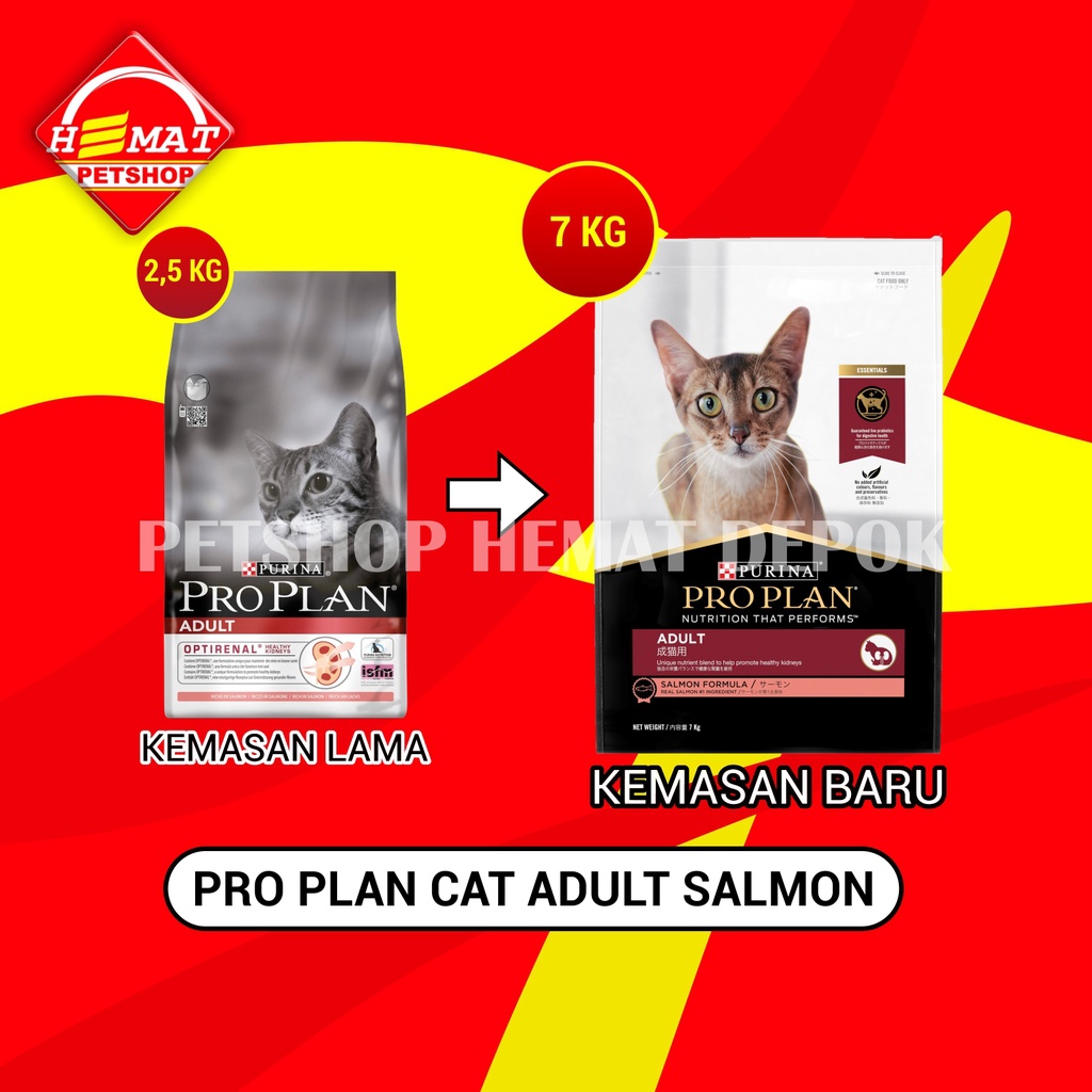 Jual Cat Food Pro Plan Adult Salmon Optirenal 7 Kg Makanan Kucing