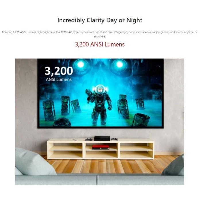 Jual Projector 4K ViewSonic PX7014K HDR240Hz Refresh Rate Shopee