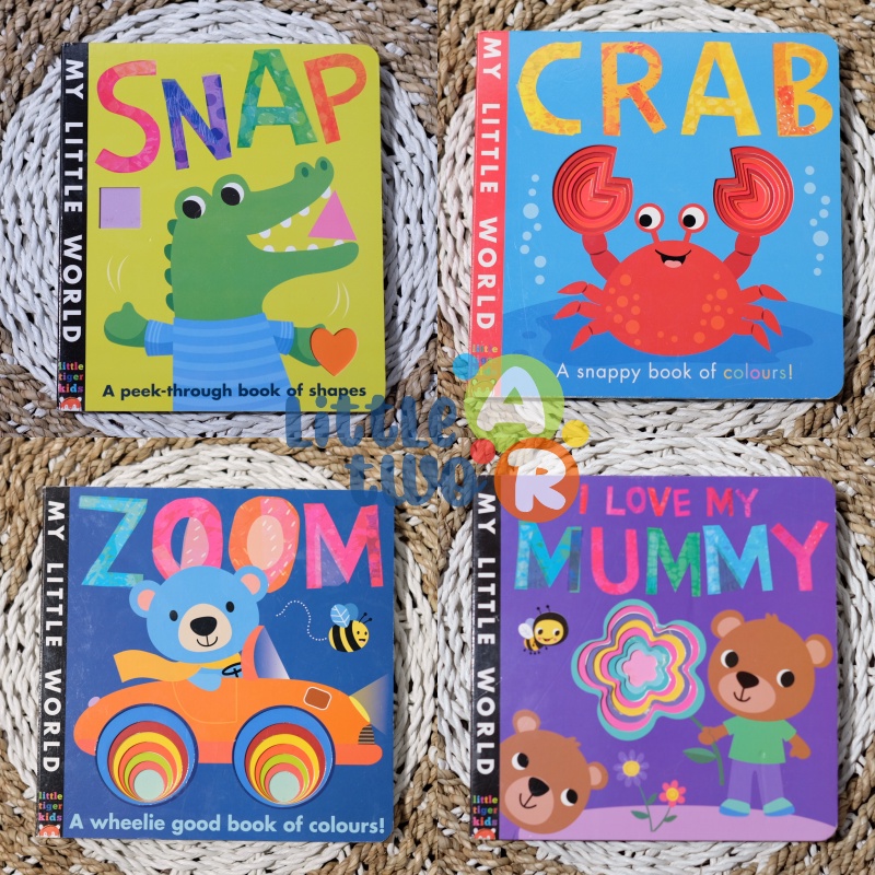 Jual My Little World Book by Little Tiger Buku Bergambar Interactive