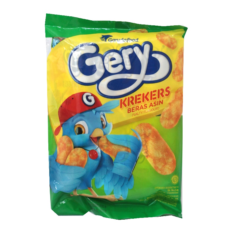 Jual Gery Biscuit Crackers Beras 10X5.6Gr Shopee Indonesia