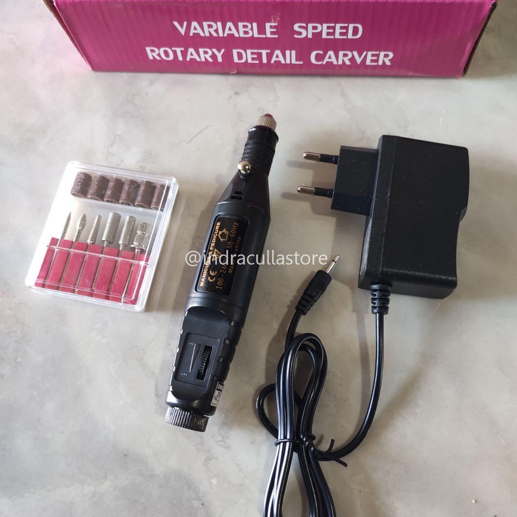 Jual Mini gerinda 6 mata / variable speed rotary detail carver Shopee