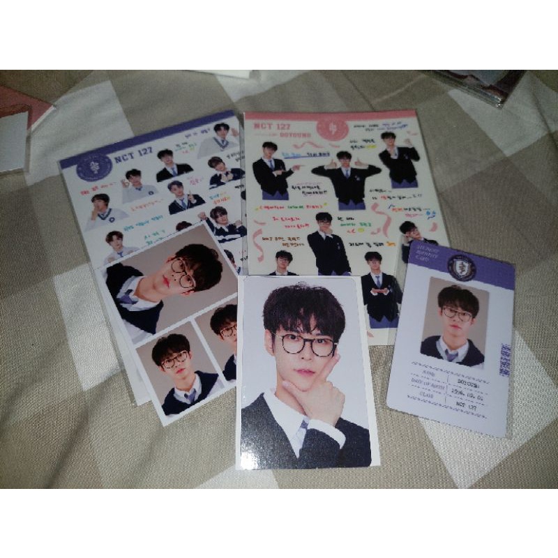 Jual NCT 127 BACK TO SCHOOL 2021 MEMBER DOYOUNG (pc doyoung, sticker doyoung, id card doyoung