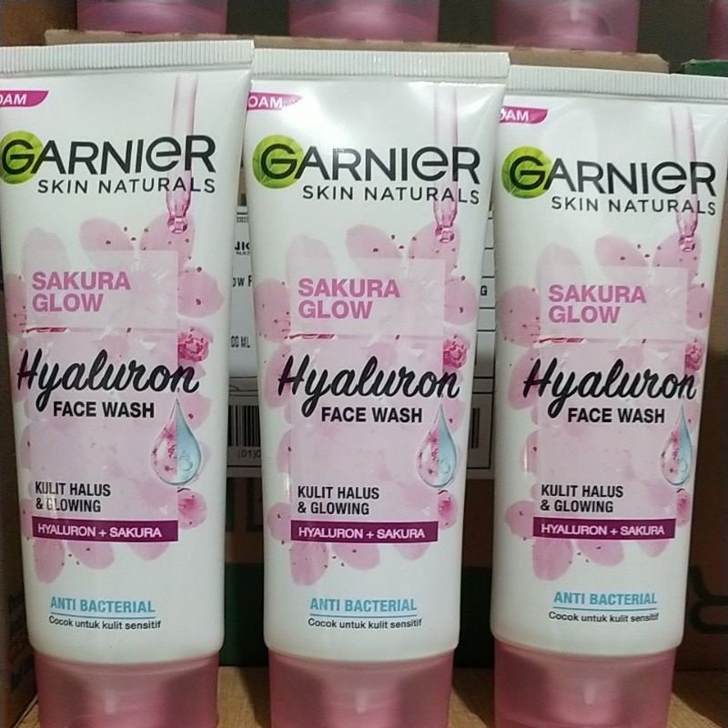 Jual Garnier sakura white face wash 100ml Shopee Indonesia