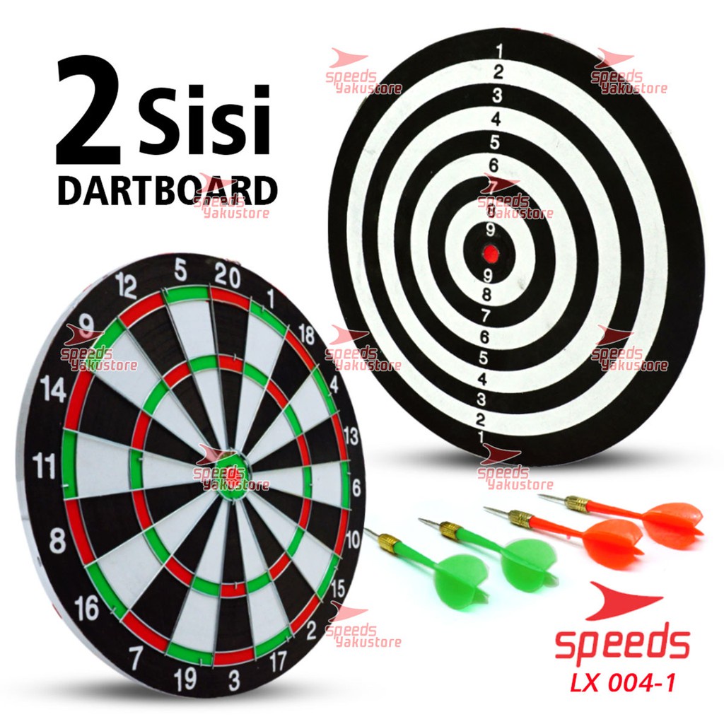 Jual Papan Dart Board Game Pro Panahan Dinding ART GAME BESAR 18 inch / Papan Dart Board Besar