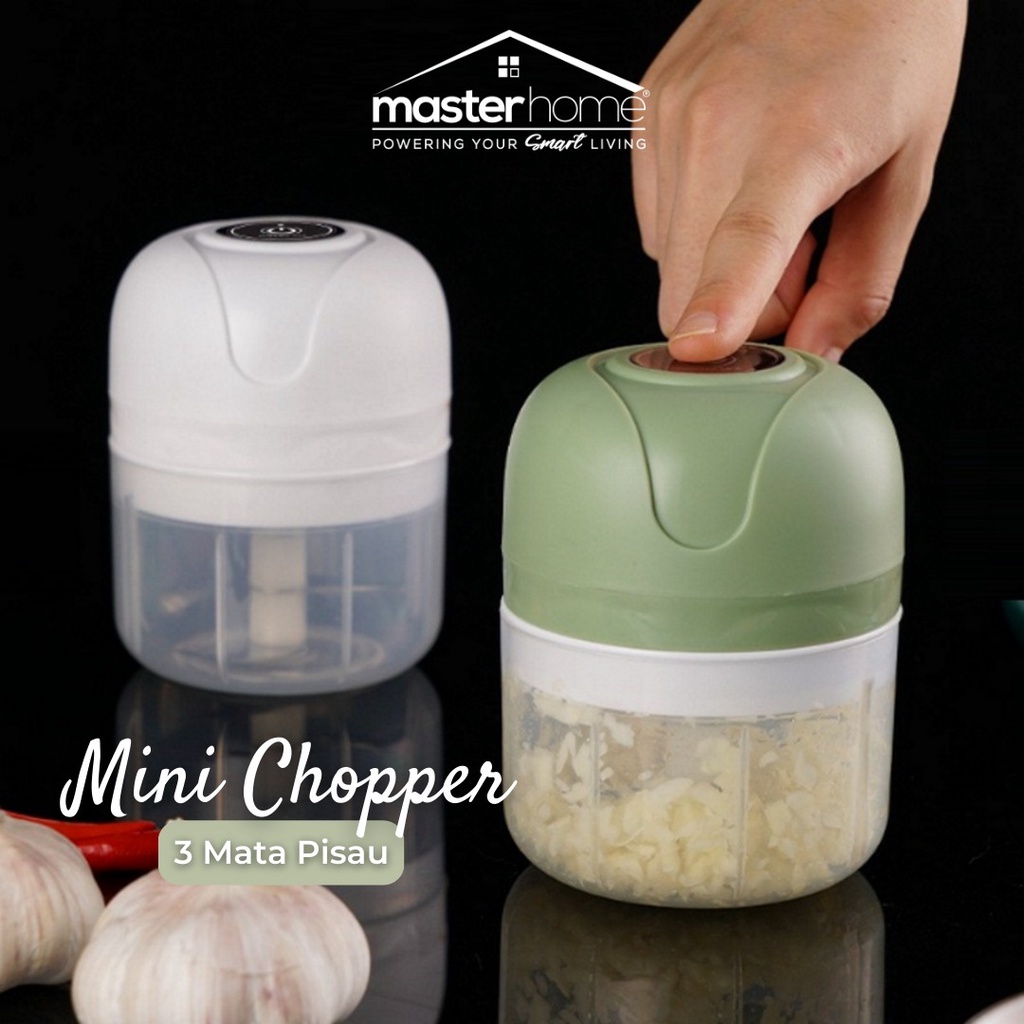 Jual Masterhome Mini Chopper Manual Elektrik/Usb Mini Food Processor