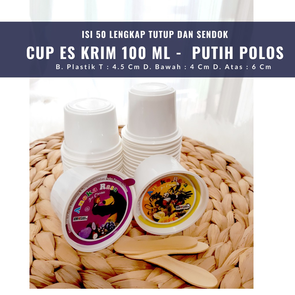 Jual Grosir Paper Cup Es Krim Kertas Wadah Cup Es Krim Cup Ice Cream Karakter Cup Es Krim