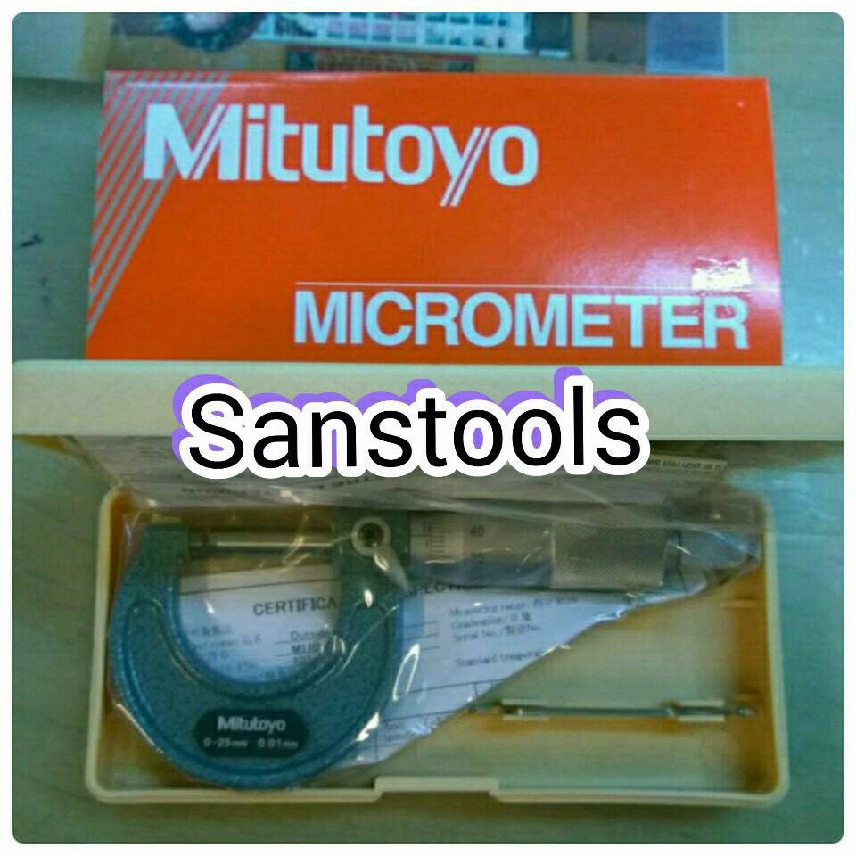 Jual micrometer outside micrometer mitutoyo 0 25mm ORIGINAL S95