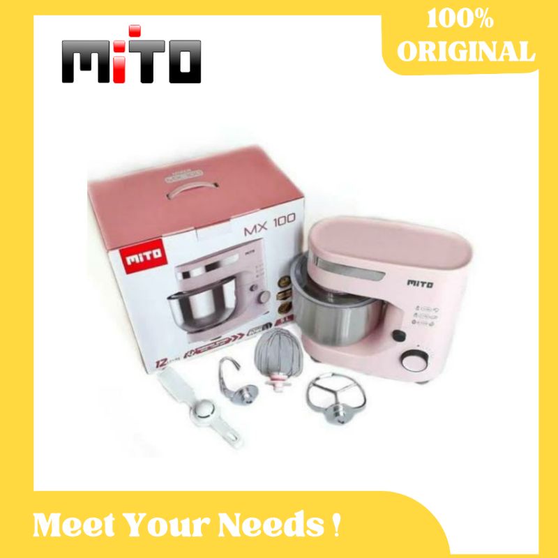 Jual MITO STAND MIXER MX100 KAPASITAS 5 LITER TERBARU MX 100 5L