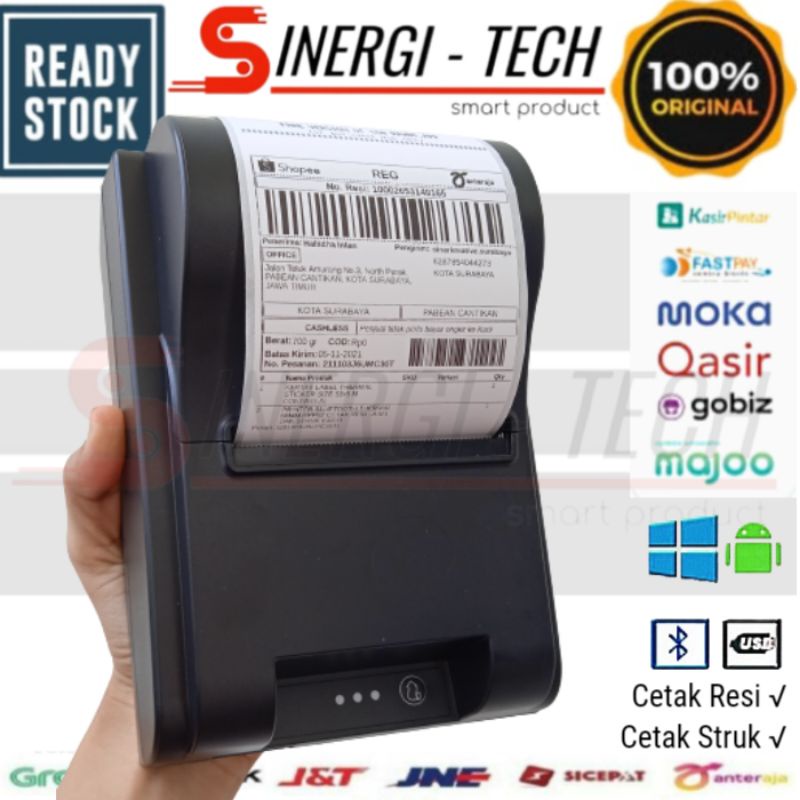 Jual PRINTER THERMAL BLUETOOTH 80MM C80BT DESKTOP USB CETAK KASIR STRUK DAN RESI LABEL