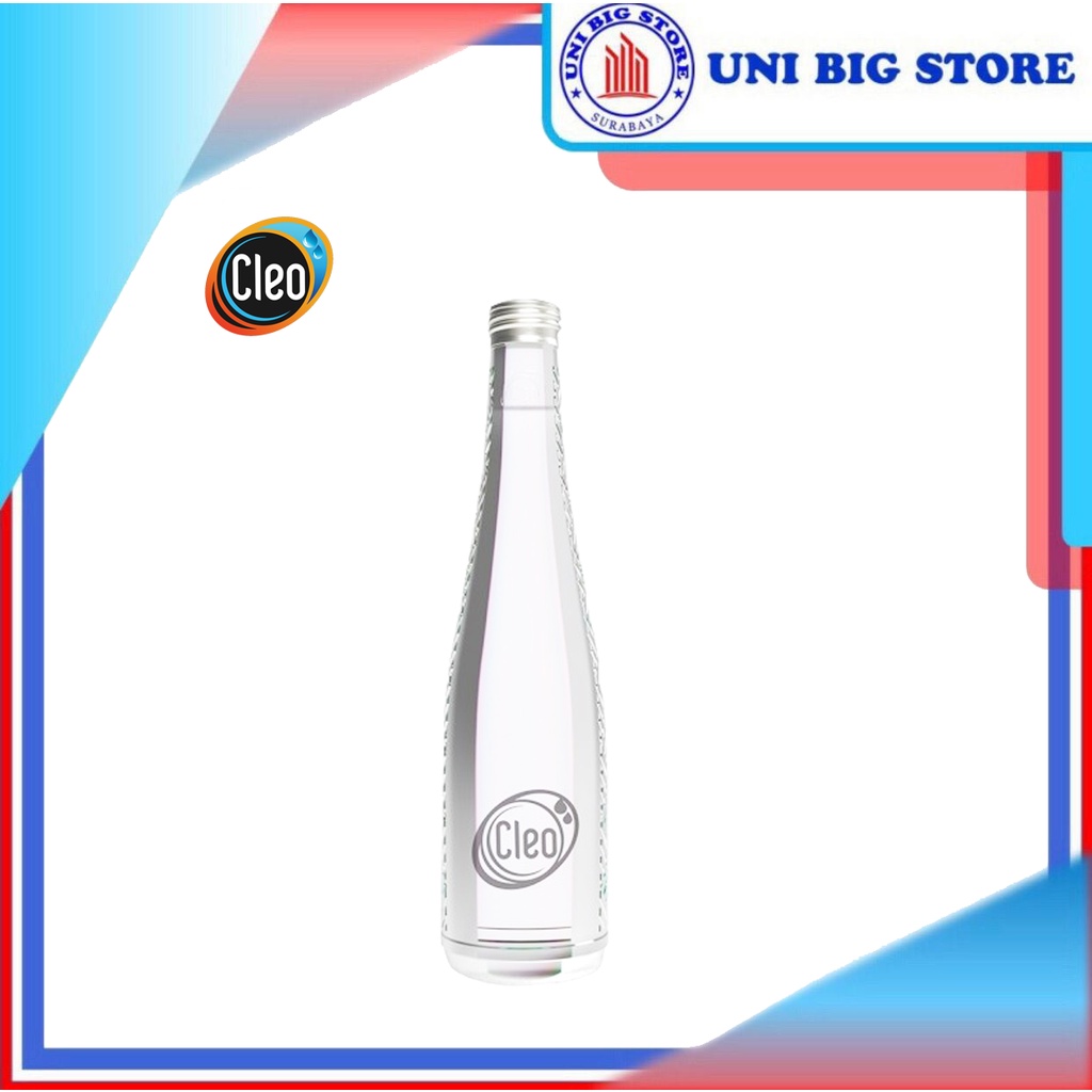 Jual Cleo Air Minum Glass Bottle 330 ml Botol Kaca Shopee Indonesia