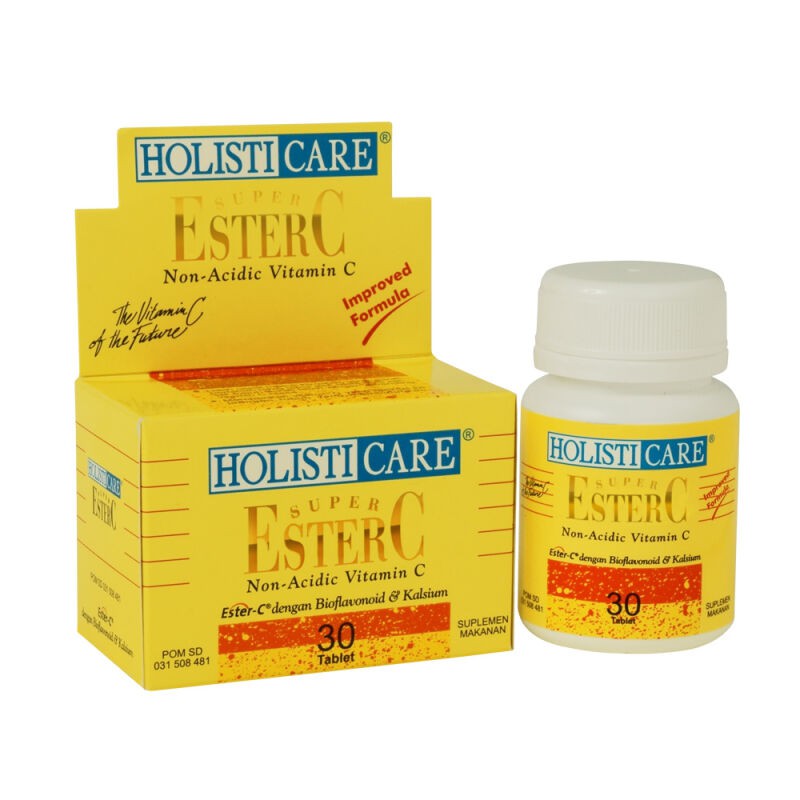 Jual HolistiCare Ester C Botol 30 Tablet Vitamin C Shopee Indonesia