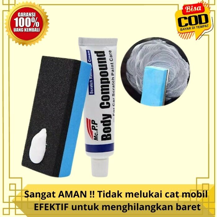 Jual Body Compound Scratch Clear Kit / Poles Mobil / Krim Penghilang