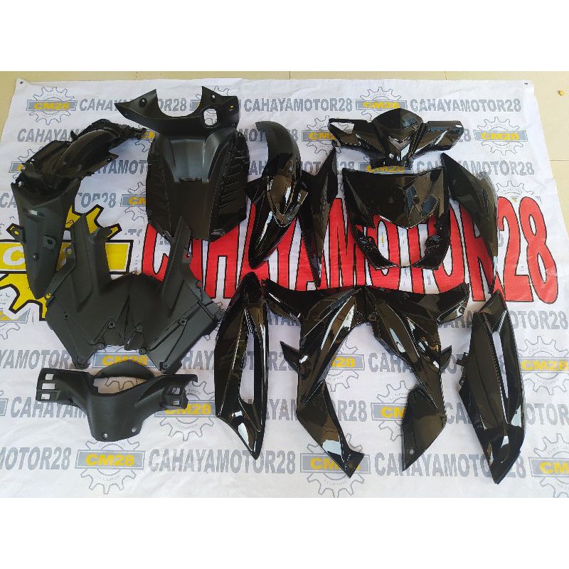Jual Fullset Cover Body , Full Body Halus Kasar Motor Honda Blade Karbu Lama Hitam Shopee