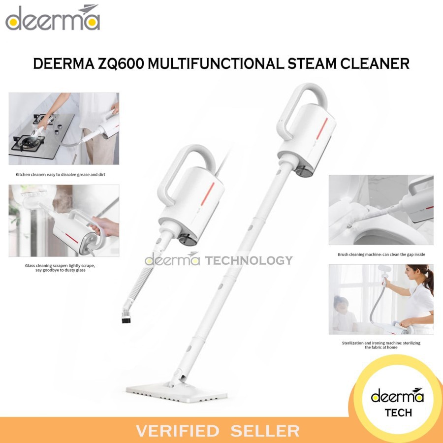 Jual DEERMA ZQ610 MULTIFUNCTION STEAM CLEANER MOP ALAT PEL UAP LANTAI
